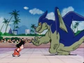 Giran shows his punch to Goku
