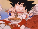 Goku consuming 470,000 Zeni worth of food