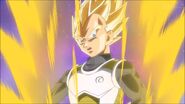 Super Saiyan Vegeta after defeating Frost