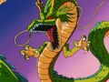 Shenron roaring before vanishing