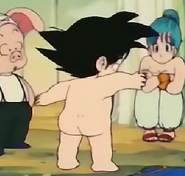 Goku buscando su cola