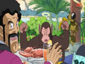 Mr. Satan, Bubbles, and Gregory