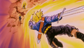 Future Trunks attacking Android 18