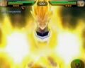 Vegeta charges a Full Power Energy Wave in Budokai Tenkaichi