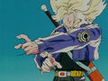 Trunks preparing the Burning Attack