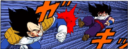 Vegeta attacks Gohan