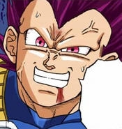 Vegeta feels the effects of Ultra Ego