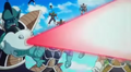 RoF38.png (703 KB) Iru's race soldier shoots a ray gun blast at Krillin