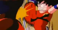 Kickboxer is struck by Goku