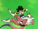 Gohan Kicking Frieza