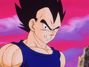 Vegeta angry at gohan