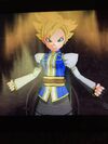 Female Saiyan Elite in her Super Saiyan 2 form in Dragon Ball Heroes