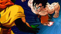 Goku attacks Giant Slug