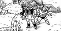 DXRD Caption of Appule's race, Kanassan & other bulky PTO soldiers - Revival of F manga chapter 2