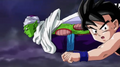 Piccolo and Gohan flying