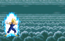 Vegeta prepares a Final Flash in Super Butōden 3