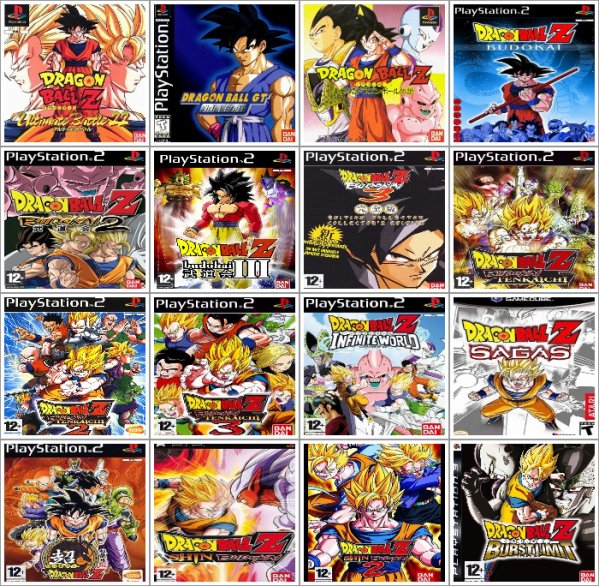 Jeu vidéo Dragon Ball • Collection complète depuis 1986 •
