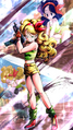 Alternate Character Illustration of Launch (DBL31-05S) featuring an image of her riding her S-Cargo in Dragon Ball Legends