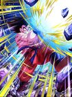 Potent Super Attack Goku (Kaioken) card depicting Goku using 4x Kaioken Kamehameha in Dokkan Battle