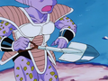 The member of the race about to bury the Namekian Dragon Balls