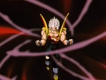 Baby Vegeta gathers energy