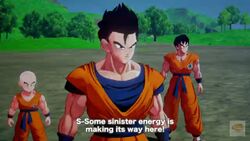 Ya'll remember when krillin and nail stalled frieza for time? My favorite  scene of this game fr fr. : r/kakarot