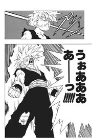 SSJ Gohan powers up (manga)