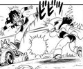 Chi-Chi trying to attack Yamcha