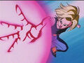 Android 18 fires her Power Blitz again