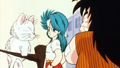 Yajirobe refuses to accompany Bulma and Korin tells him that she never wanted him in the first place