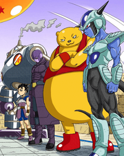 Frost with the rest of Team Universe 6