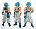 Gogeta Blue character design sheet.