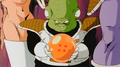 Guldo steals a Dragon Ball from Krillin