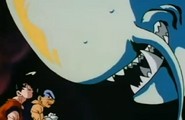 Goku and Vegeta face the roundworm