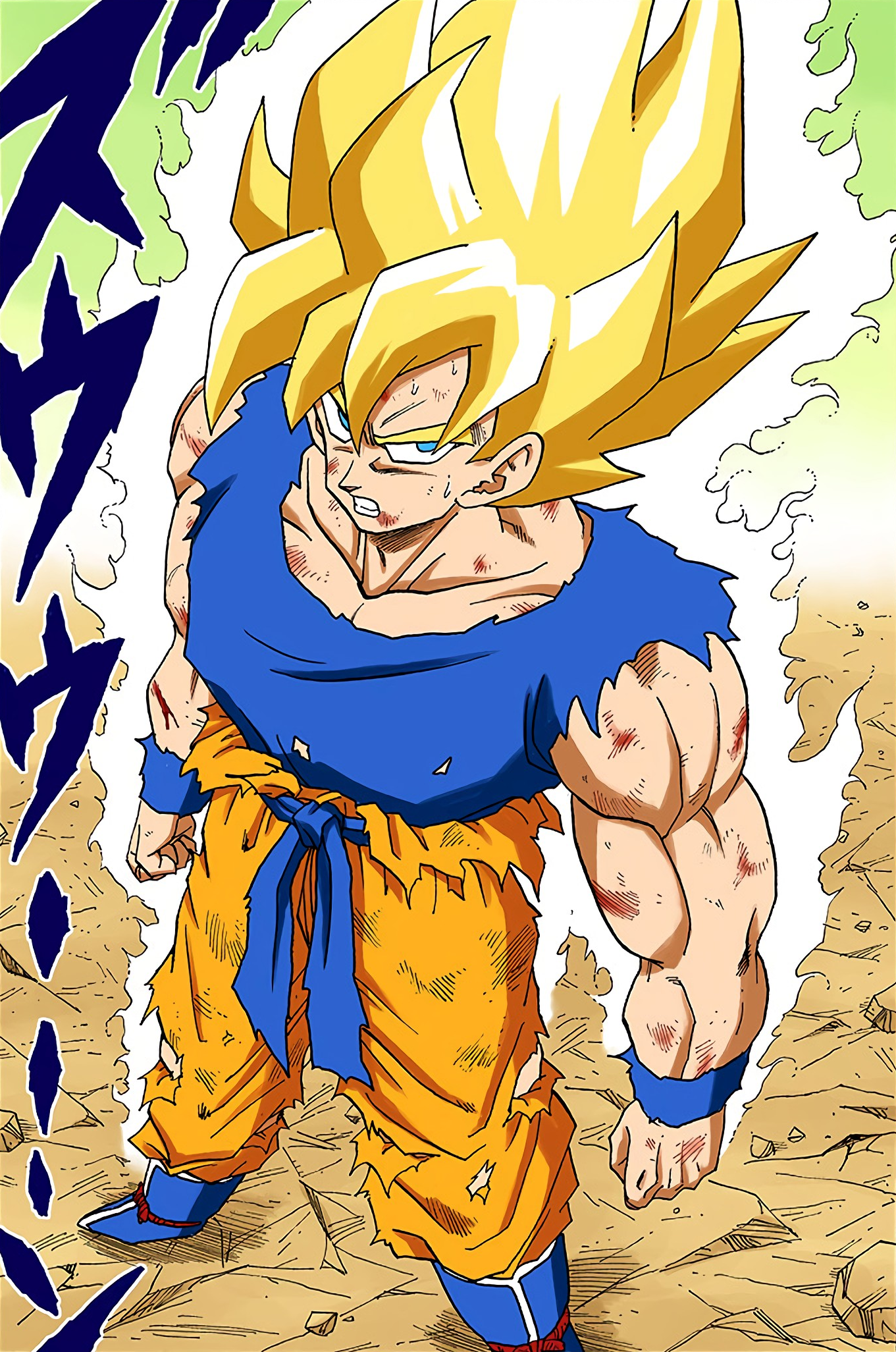 Goku Super Saiyajin 1  Dragon ball super manga, Anime dragon ball super,  Anime dragon ball