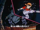 Pan kicking an unnamed armored giant in a Dragon Ball GT opening's shot