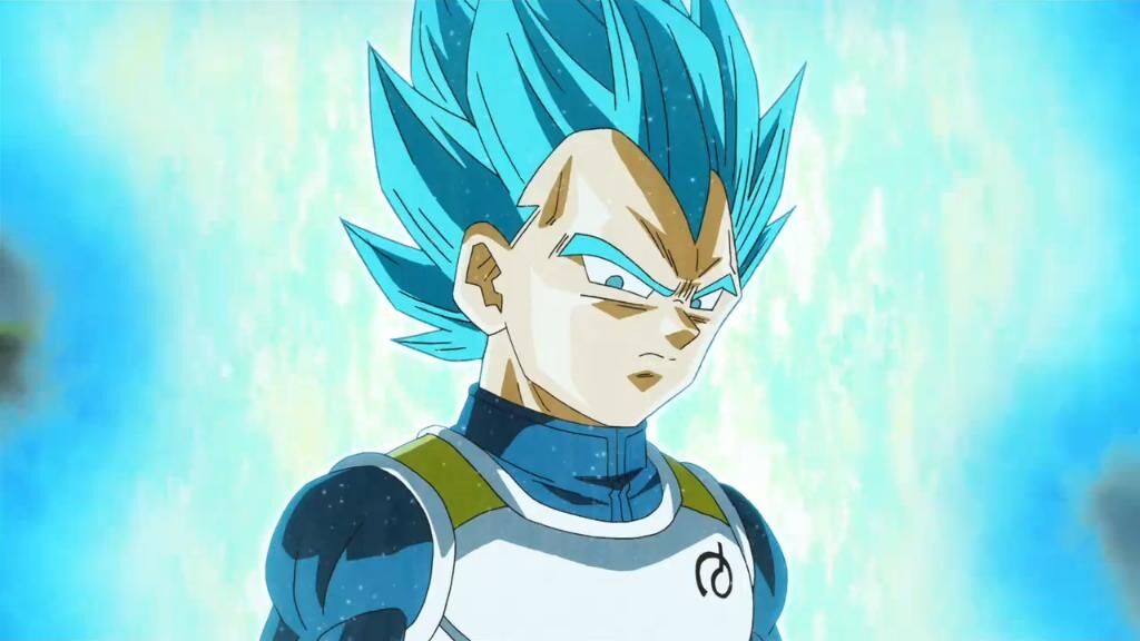 Download free Blue-haired Vegeta Wallpaper 