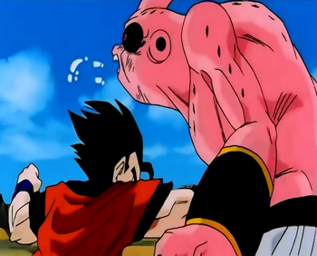 263 - Ultimate Gohan punches Super Buu