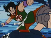 Yamcha comes and helps Goku