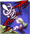 Piccolo firing his Special Beam Cannon in the manga (Full Color)