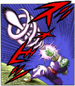 Piccolo fires Special Beam Cannon
