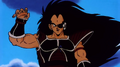 Raditz prepares to use the Shining Friday