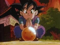Goku Jr. trying to make a wish on the Four-Star Dragon Ball