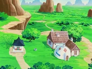 Goku's anime-only initial house
