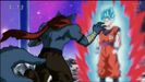 Bergamo defeated by Super Saiyan Blue Kaio-ken Goku.