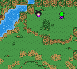 Gohan training under Piccolo