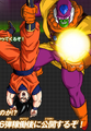 Slug holds Goku upside down in a promotional art for Dragon Ball Heroes