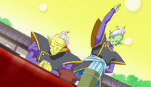 Zamasu tentant de tuer son maître