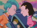 Bulma and Chi-Chi arguing