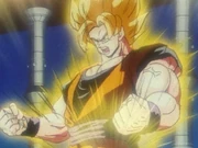 Goku channels his power for Korin